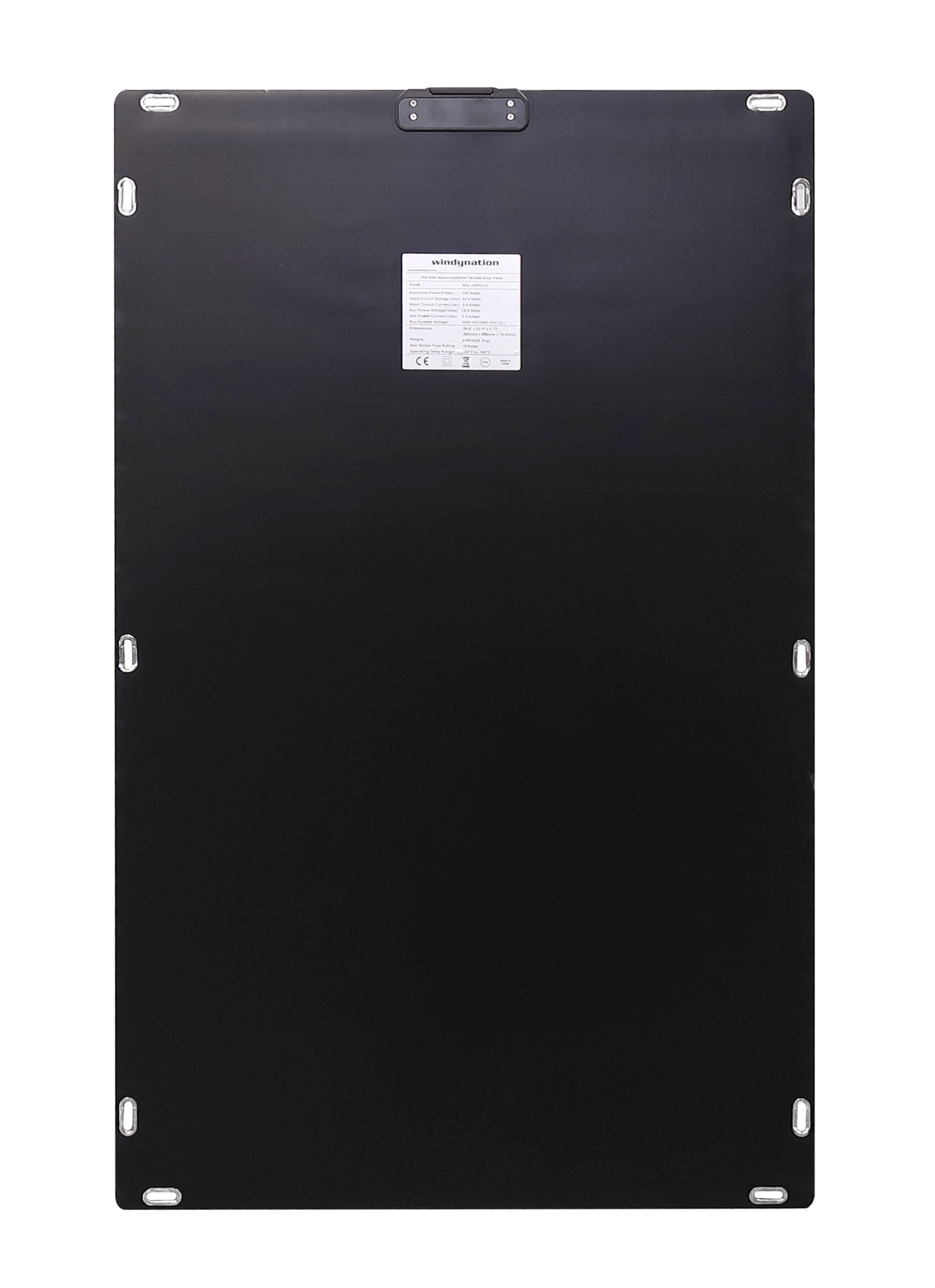 100 Watt 12V Flextreme Flexible Thin Lightweight Monocrystalline ETFE Solar Panel - Bends 360 Degrees - THE ONLY Mars Emporium