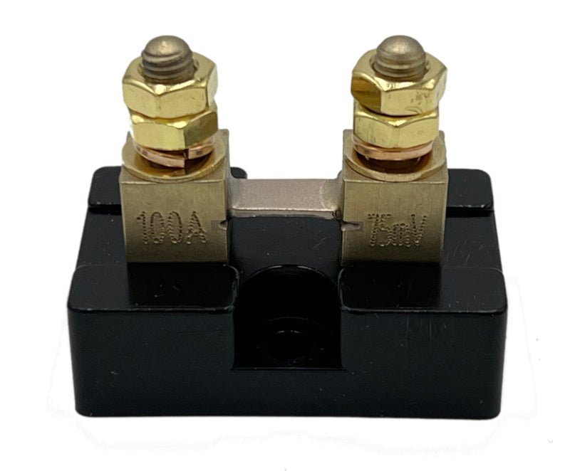 100A / 75mV Shunt with Mounting Base, 0.25% - THE ONLY Mars Emporium