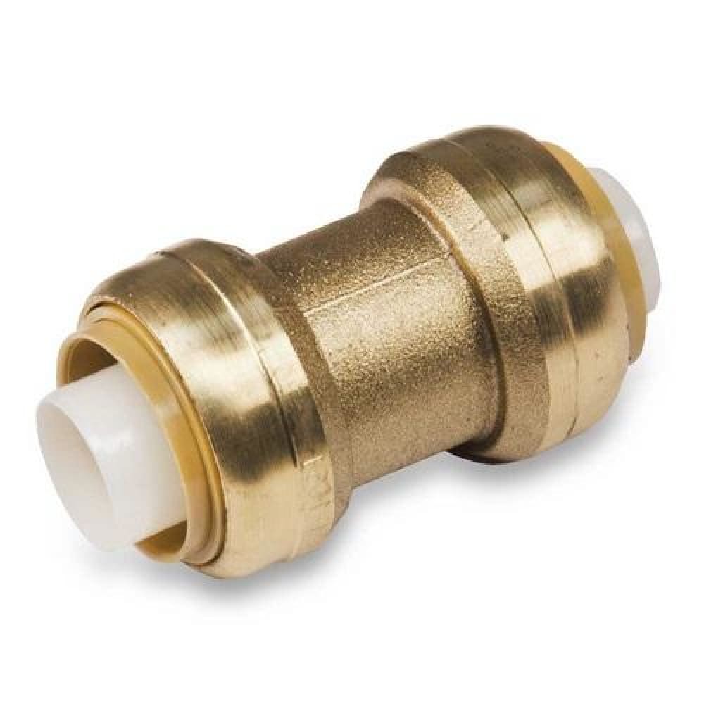 1/2 Inch (0.50) Push To Connect Straight Coupling Connector for PEX, Copper, CPVC Pipe, Brass Plumbing Fitting with Stiffener, No Lead - THE ONLY Mars Emporium