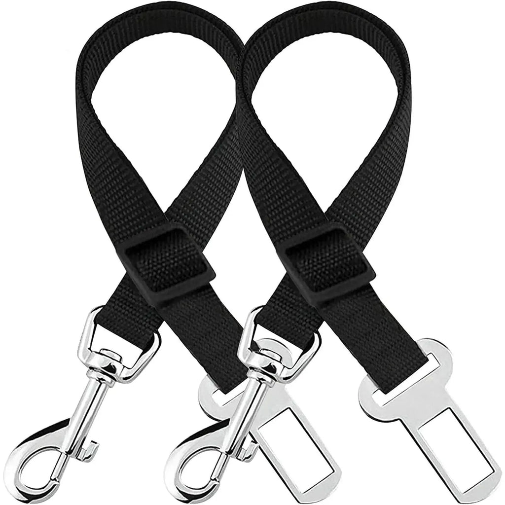 2 Pack Cat DOG PET Safety Seatbelt Car Vehicle Seat Belt Adjustable Harness Lead - THE ONLY Mars Emporium