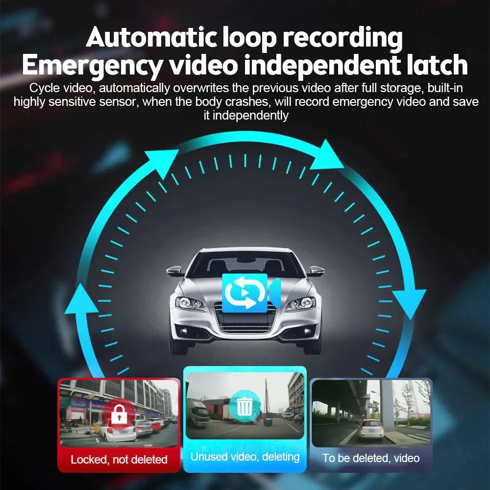 2.7'' Full HD 1080P Dash Cam Car DVR Front & Rear Camera Night Vision G - Sensor - THE ONLY Mars Emporium