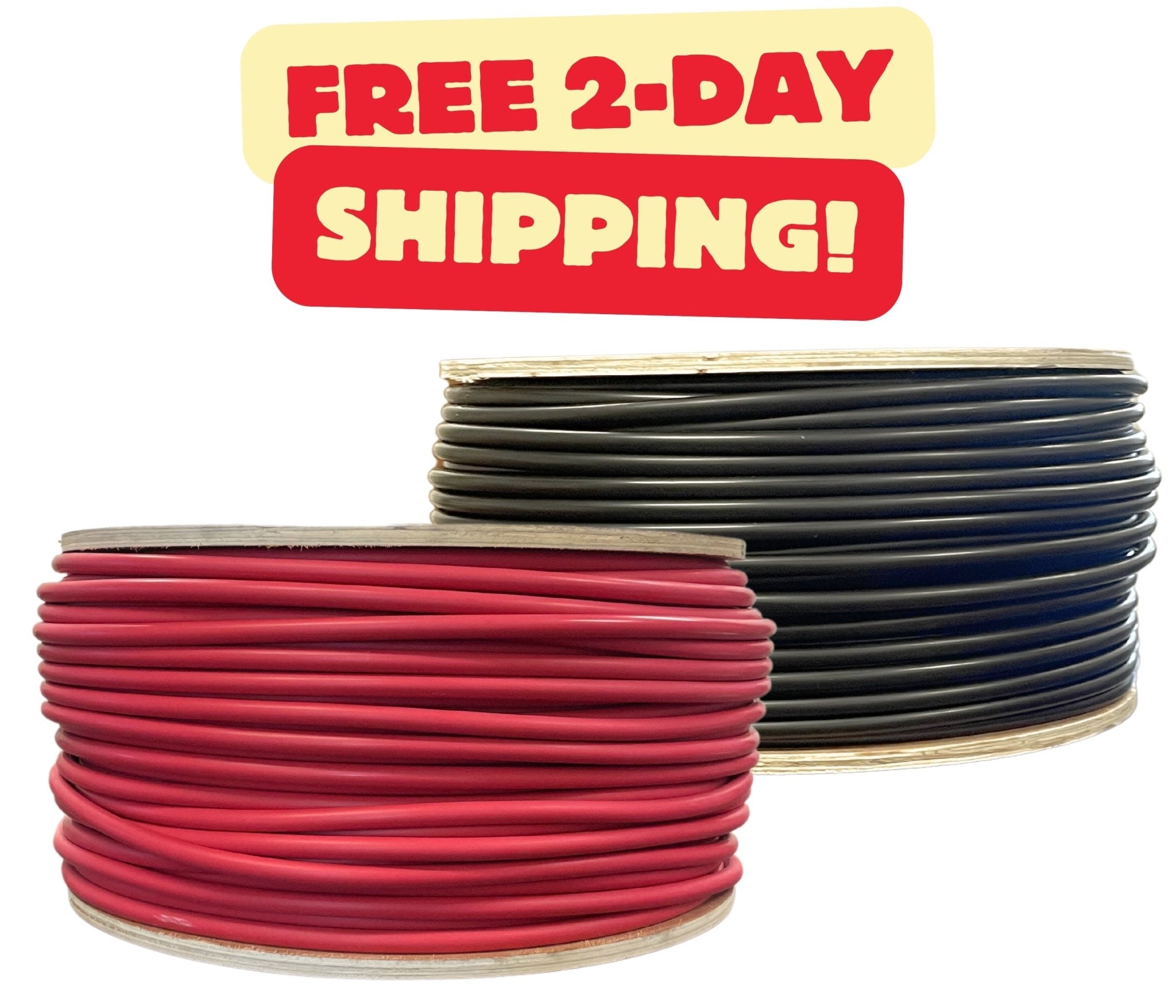 500 Foot Spool 10 Gauge 10 AWG Solar Panel Extension Cable Wire Black or Red Pure Copper - THE ONLY Mars Emporium