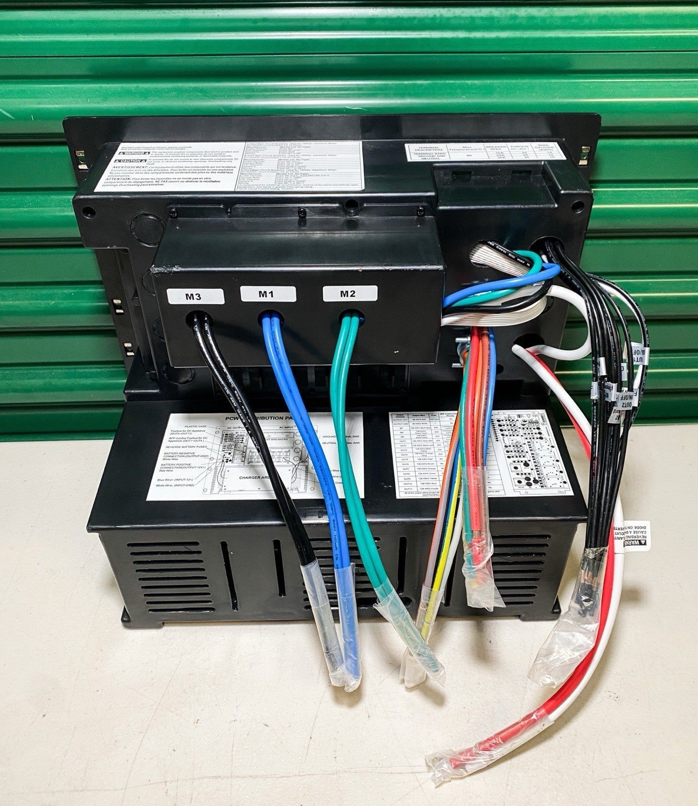 55 Amp RV Power Converter AC/DC Distribution Panel 3 Stage Charger Wireless - THE ONLY Mars Emporium