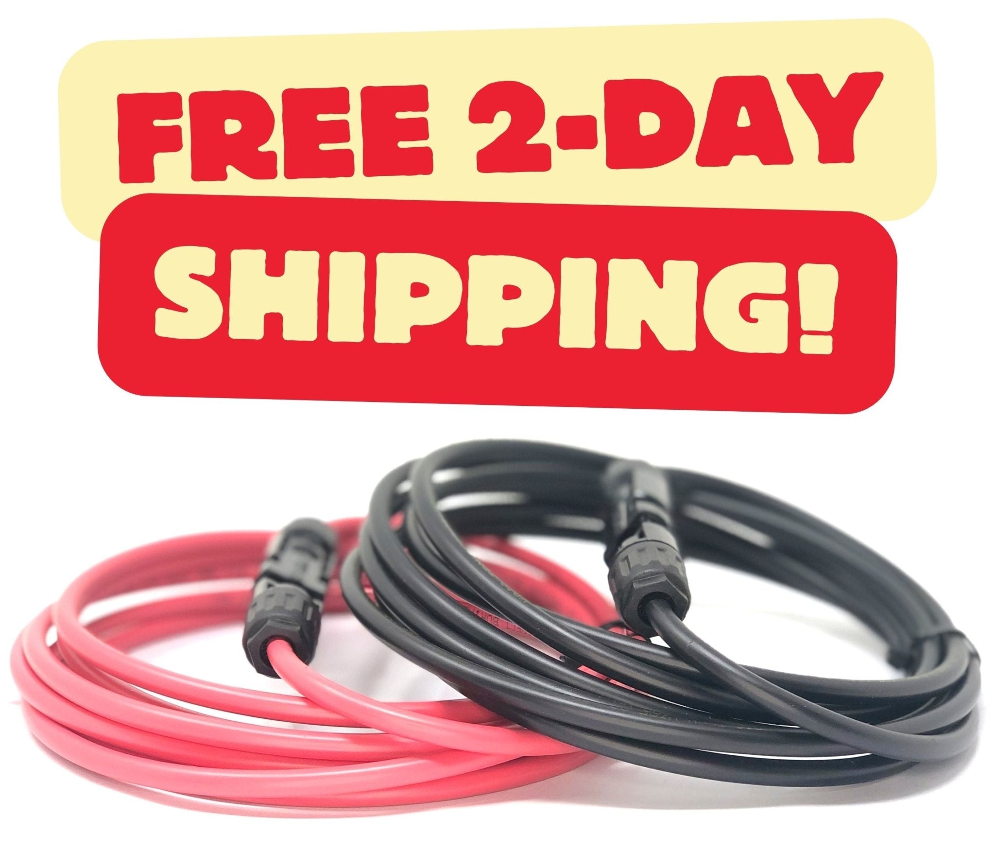 8 Gauge (AWG) Solar Panel Extension Cable Wire with Solar Connectors - THE ONLY Mars Emporium