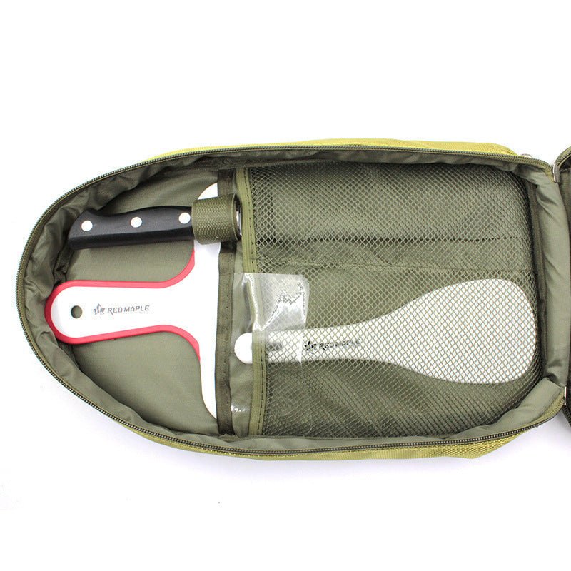 8pcs Camp Kitchen Cooking Utensil Set Travel Organizer Grill Accessories Portable Compact Gear For BBQ Camping Hiking - THE ONLY Mars Emporium