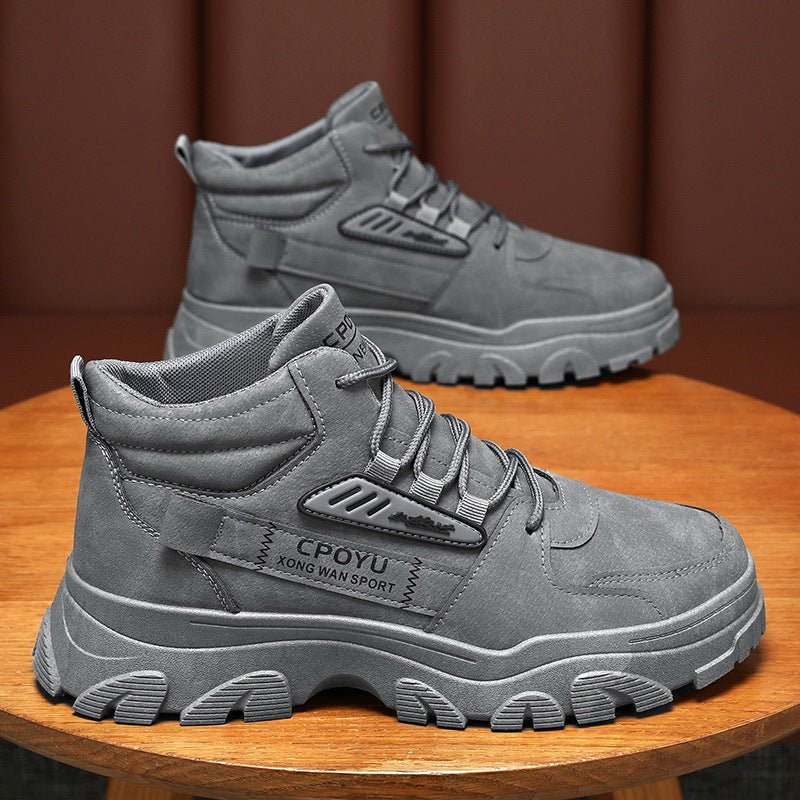 Breathable high top workwear shoes for men anti slip and wear - resistant sports and leisure safety shoes - THE ONLY Mars Emporium