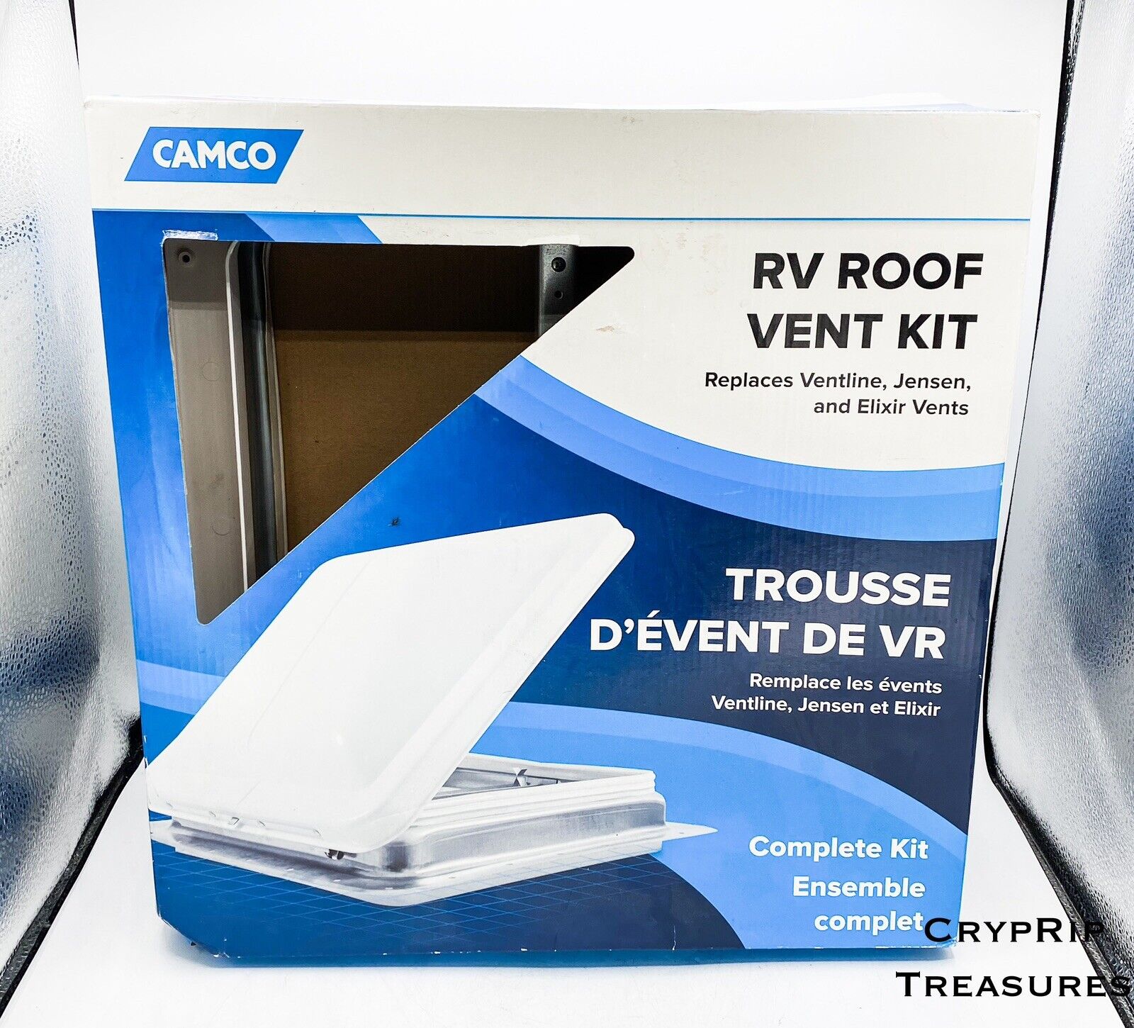 Camco 40480 Non - Powered Roof Vent Kit Camper Trailer RV - NEW - THE ONLY Mars Emporium