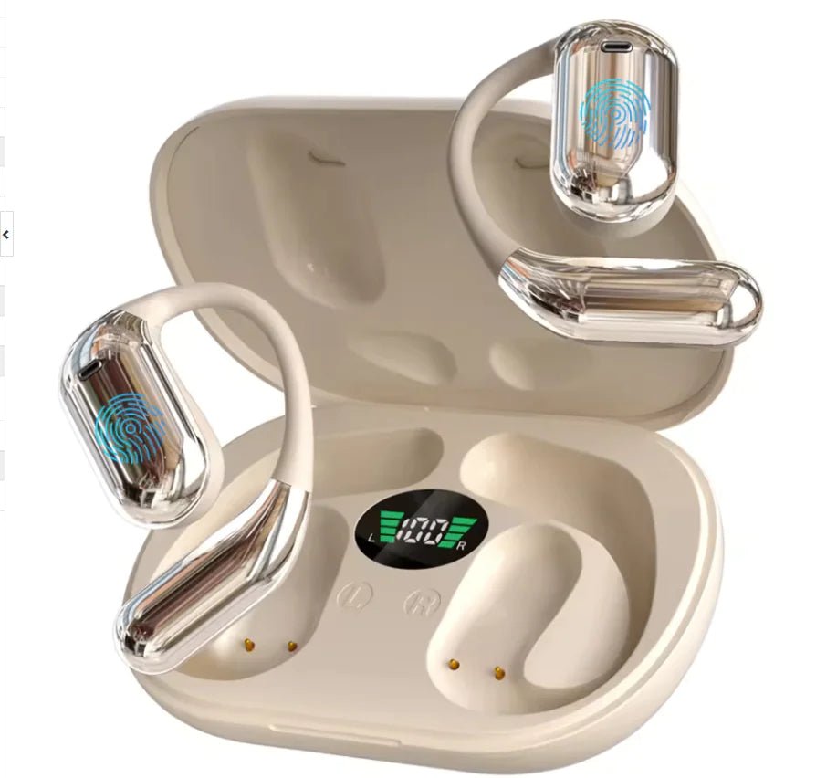 Ear - Mounted Bluetooth Headset with LED Display (One Set) - THE ONLY Mars Emporium