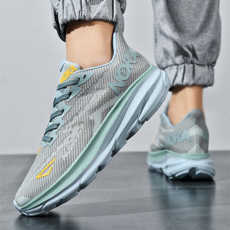 Fashion Lace - up Mesh Sneakers Men Lightweight Shock Absorption Training Shoes Soft - sole Running Sports Shoes - THE ONLY Mars Emporium