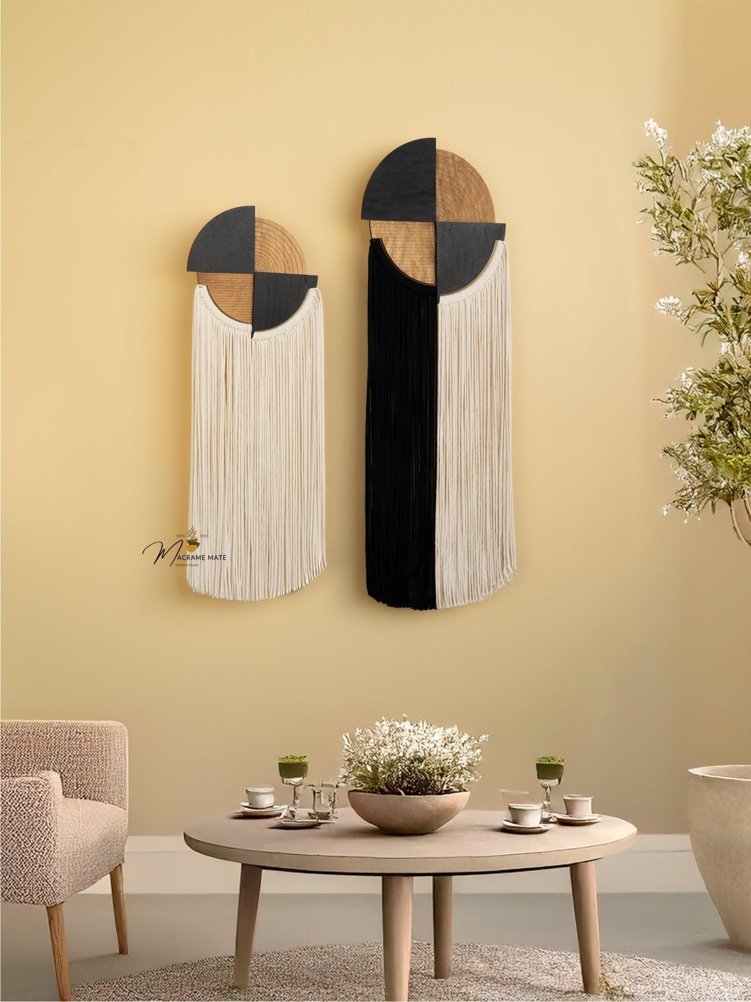 Fathom Macrame Fiber Wall Art (Y39) - THE ONLY Mars Emporium