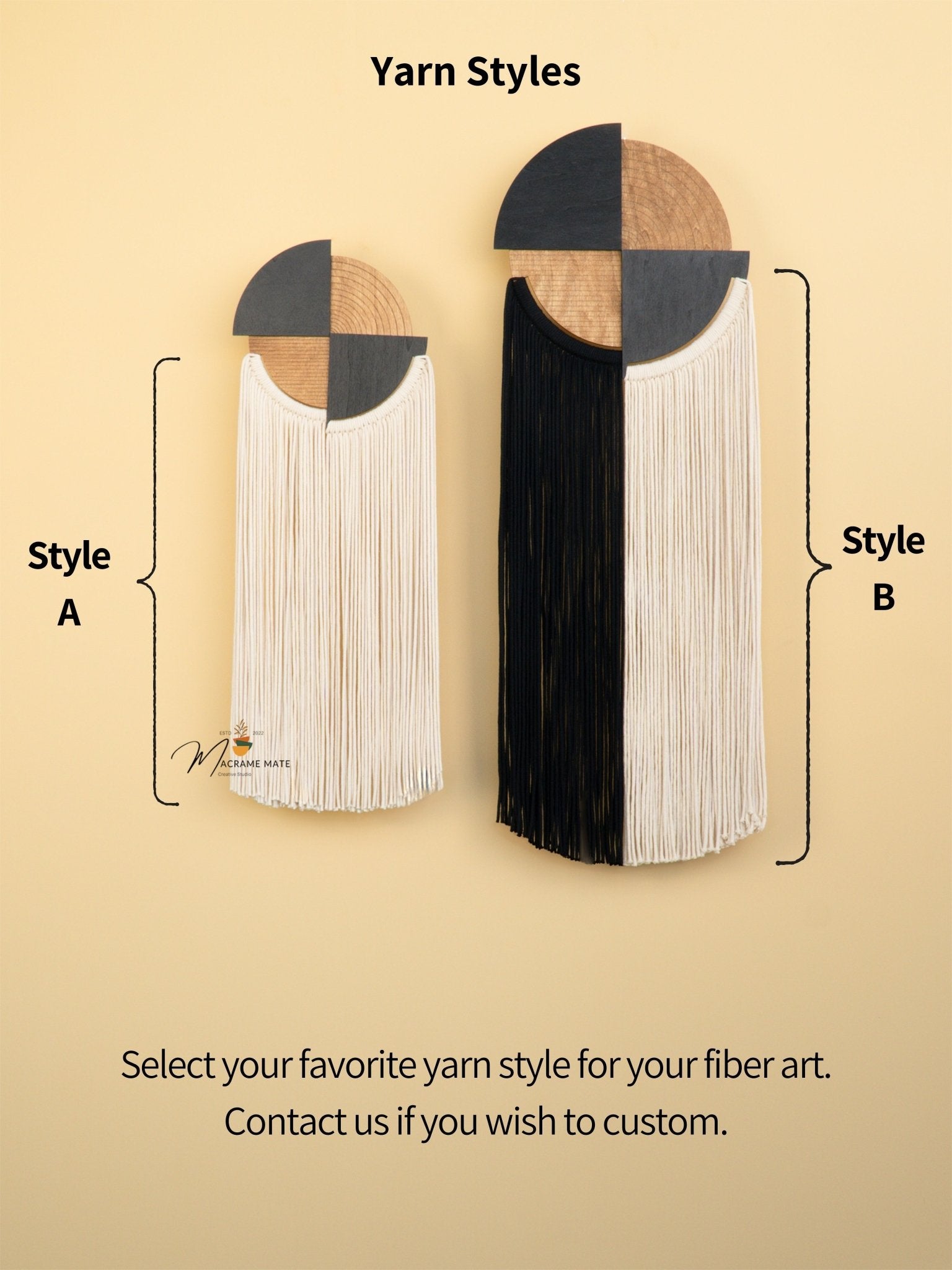 Fathom Macrame Fiber Wall Art (Y39) - THE ONLY Mars Emporium