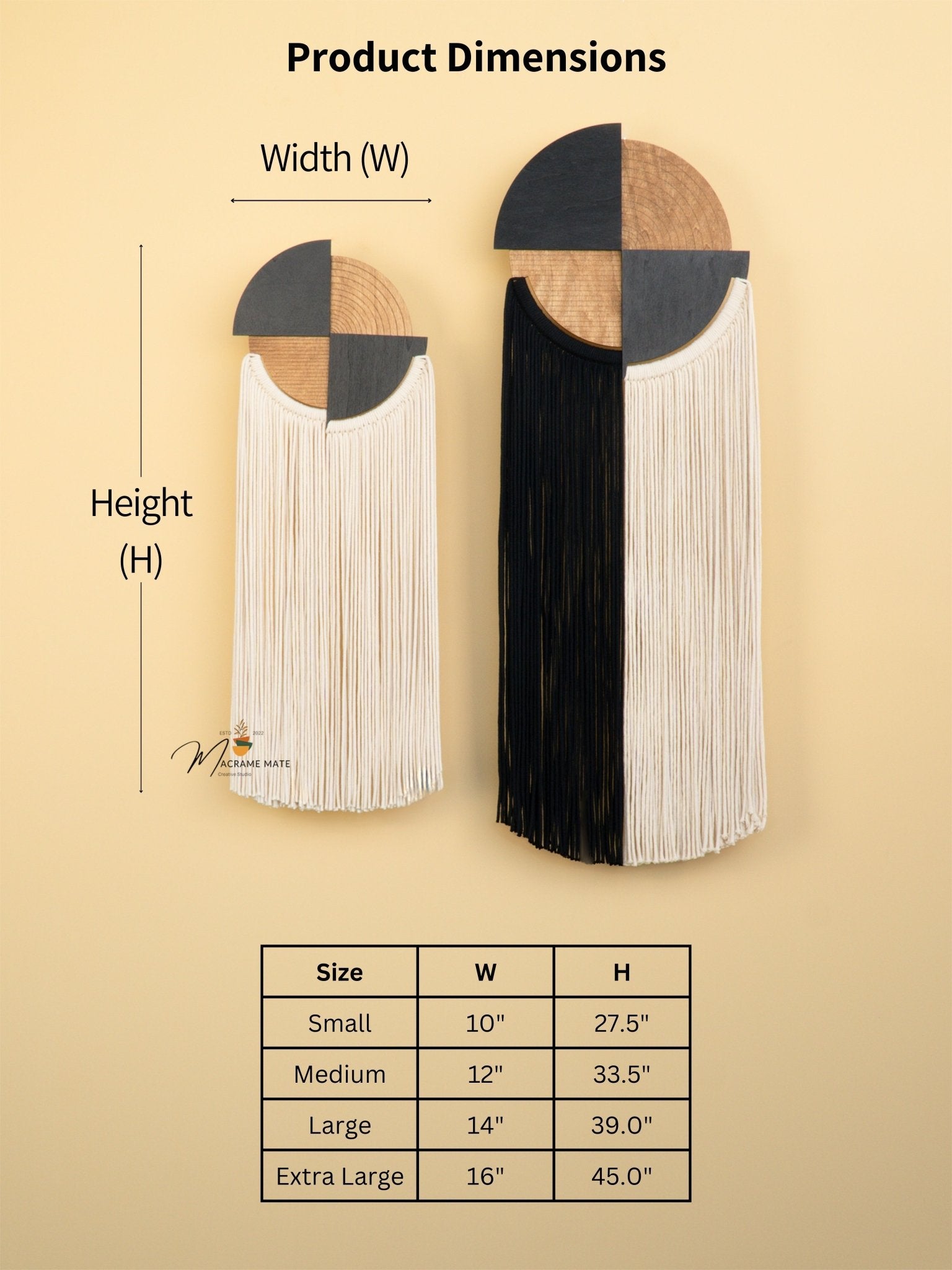 Fathom Macrame Fiber Wall Art (Y39) - THE ONLY Mars Emporium