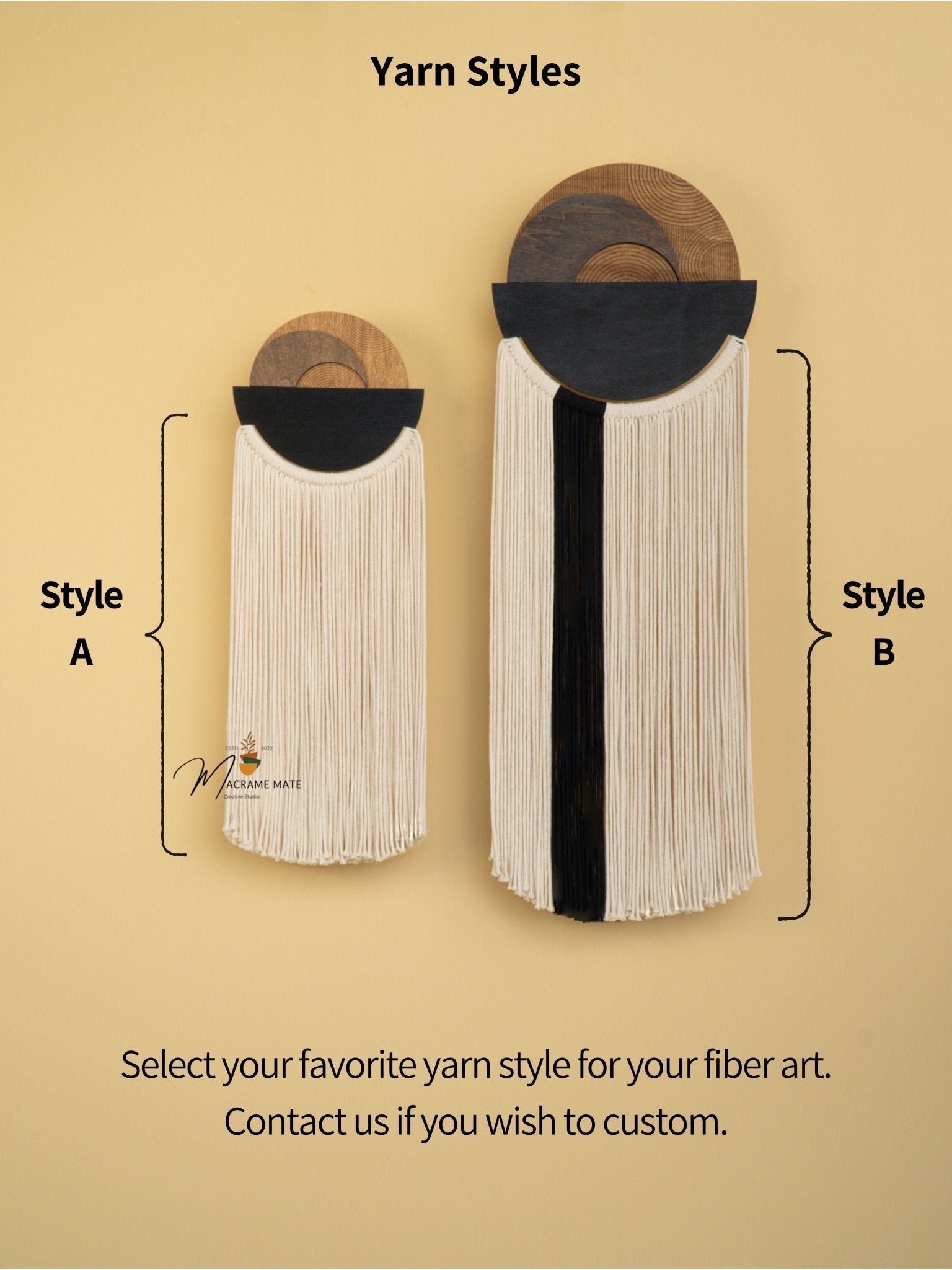 Fathom Macrame Fiber Wall Art (Y41) - THE ONLY Mars Emporium