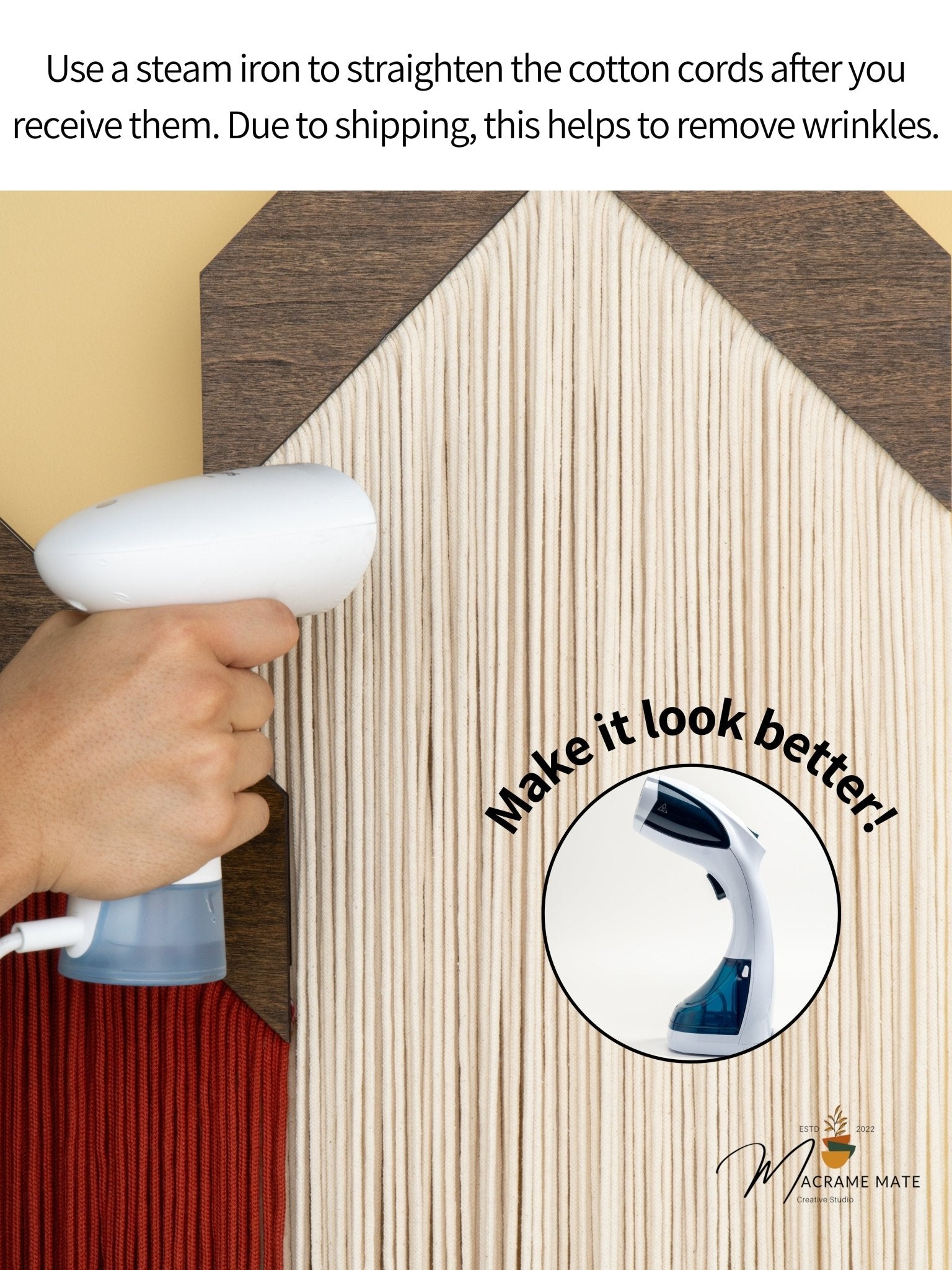 Fathom Macrame Fiber Wall Art (Y41) - THE ONLY Mars Emporium