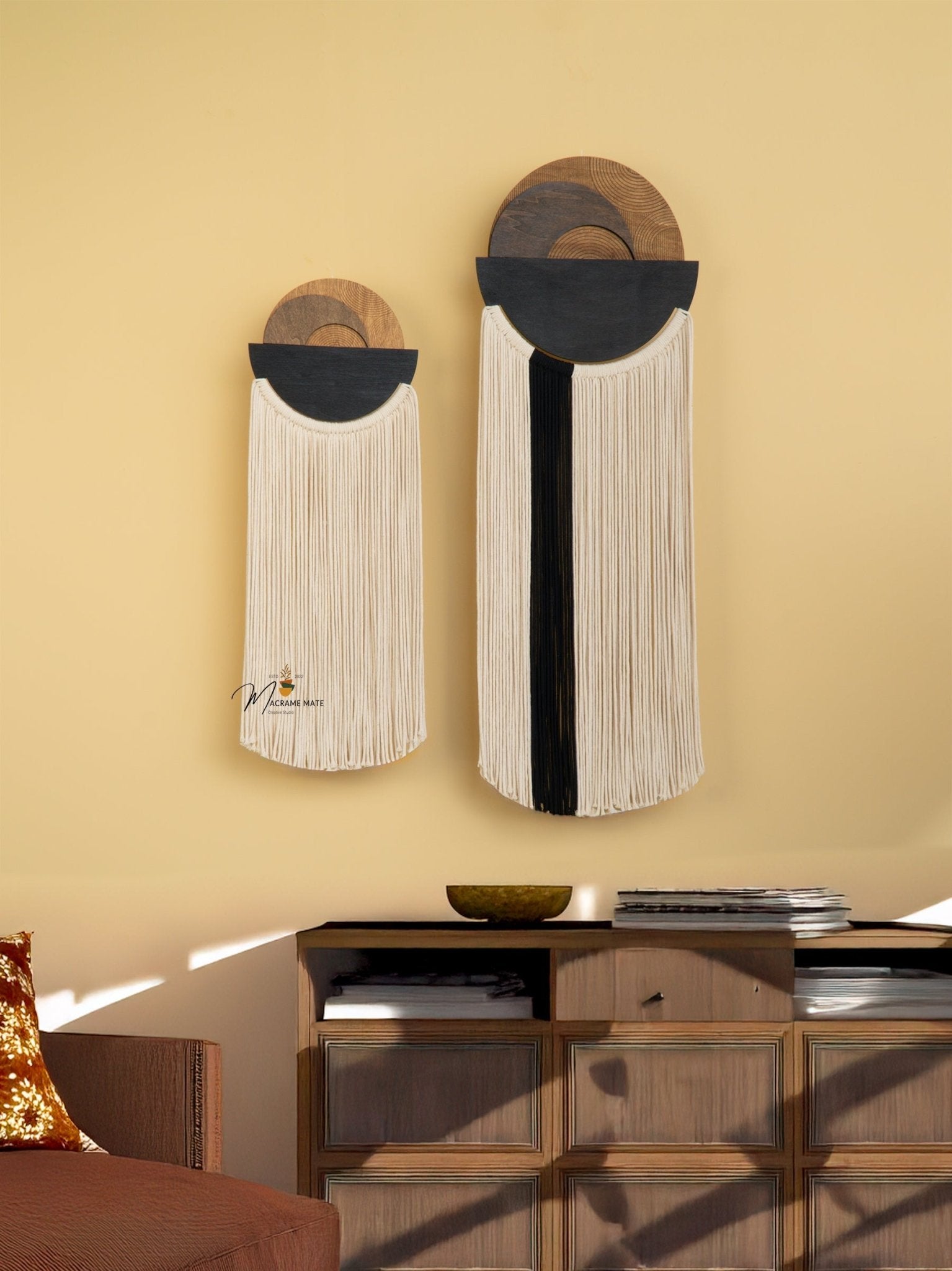 Fathom Macrame Fiber Wall Art (Y41) - THE ONLY Mars Emporium