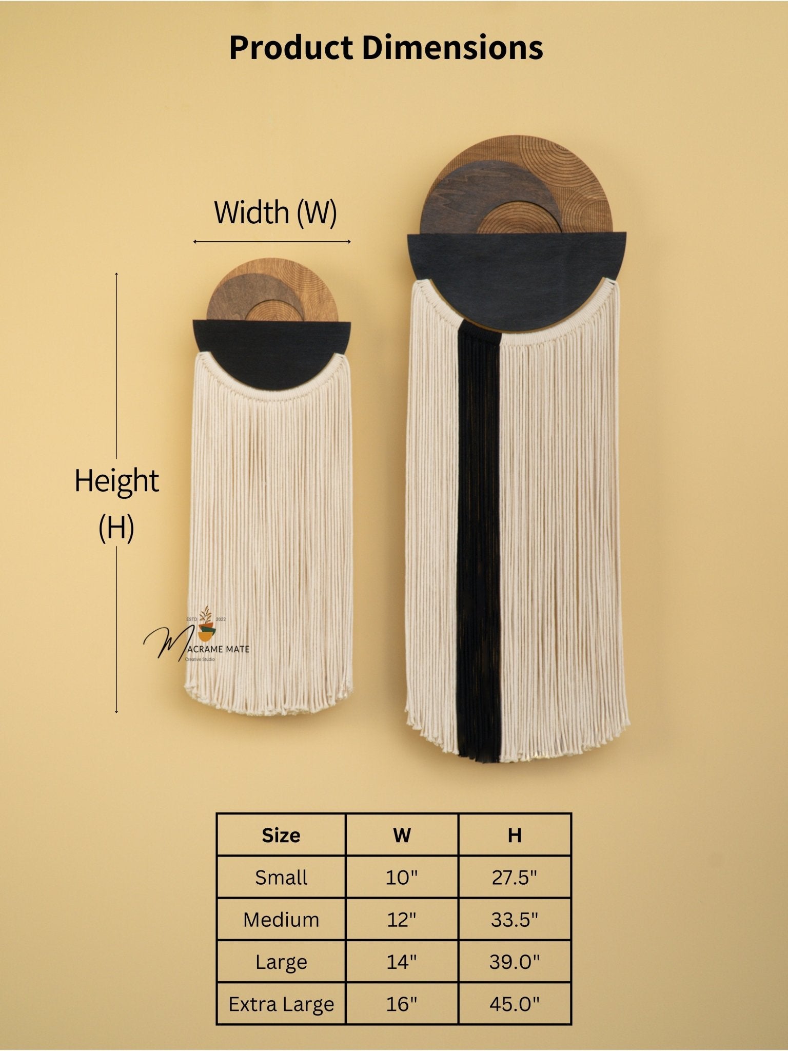 Fathom Macrame Fiber Wall Art (Y41) - THE ONLY Mars Emporium