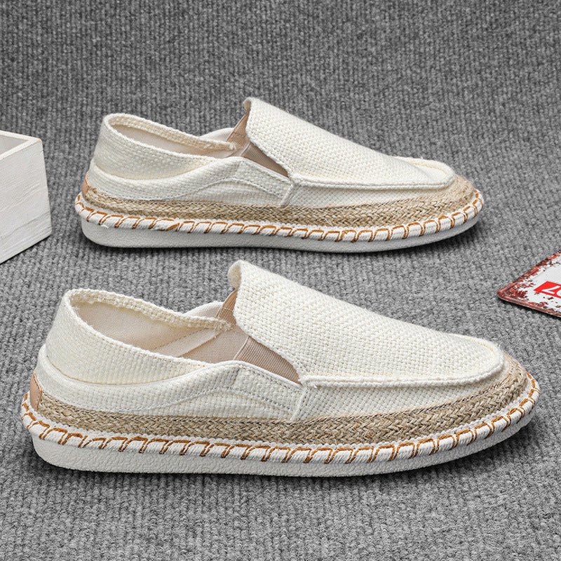 Fisherman Shoes Men's Breathable Cloth Shoes Hanfu Shoes Men's Casual Slip - On Loafers Driving Old Beijing Cloth Shoes - THE ONLY Mars Emporium