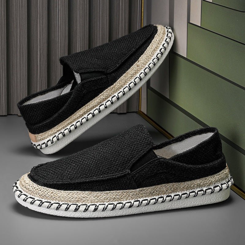 Fisherman Shoes Men's Breathable Cloth Shoes Hanfu Shoes Men's Casual Slip - On Loafers Driving Old Beijing Cloth Shoes - THE ONLY Mars Emporium
