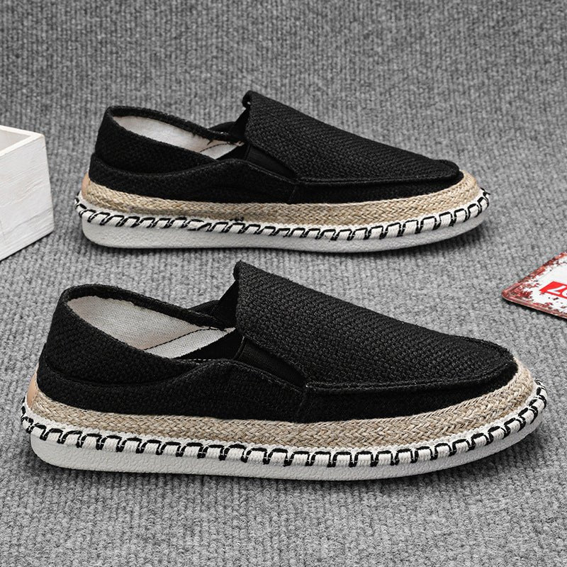 Fisherman Shoes Men's Breathable Cloth Shoes Hanfu Shoes Men's Casual Slip - On Loafers Driving Old Beijing Cloth Shoes - THE ONLY Mars Emporium
