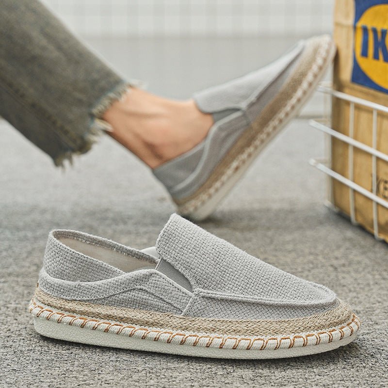 Fisherman Shoes Men's Breathable Cloth Shoes Hanfu Shoes Men's Casual Slip - On Loafers Driving Old Beijing Cloth Shoes - THE ONLY Mars Emporium