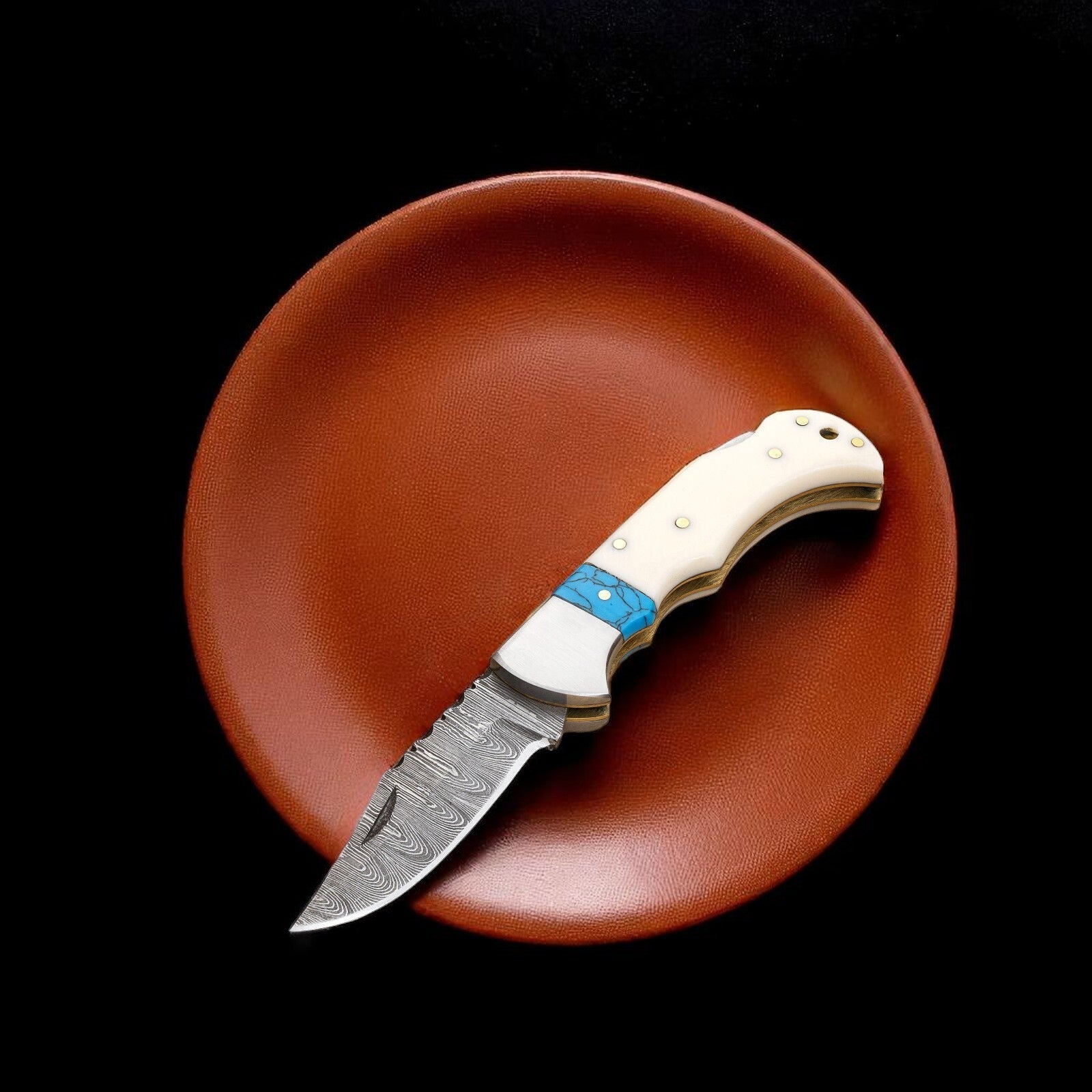 Folding Hunter Knife | Bone Handle - THE ONLY Mars Emporium