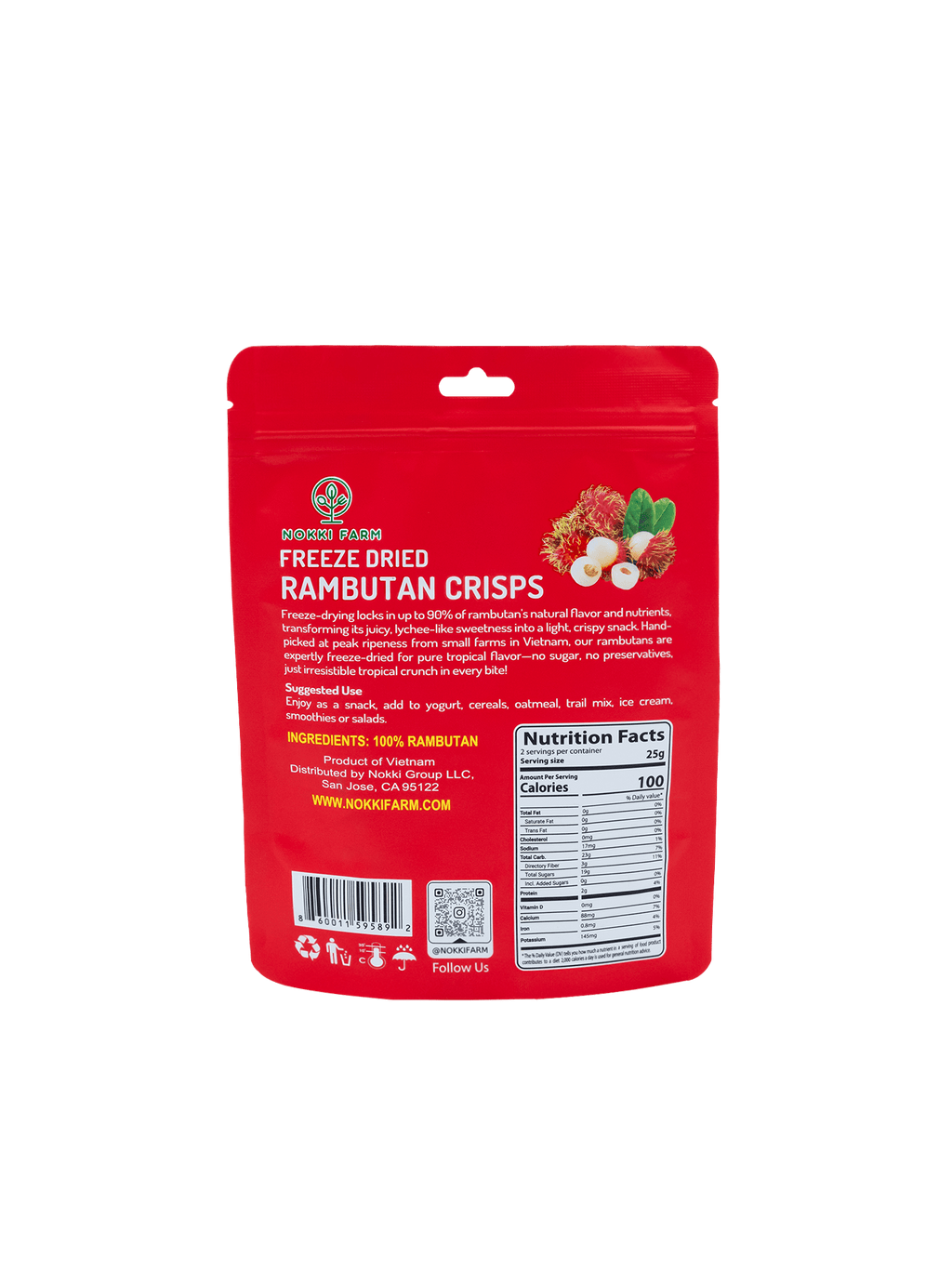 Freeze - Dried Rambutan - THE ONLY Mars Emporium