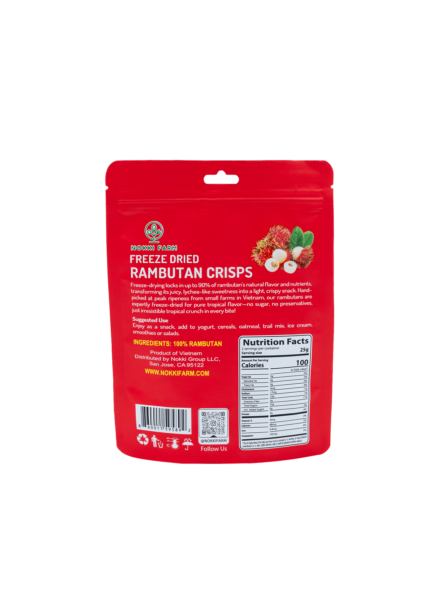 Freeze - Dried Rambutan - THE ONLY Mars Emporium