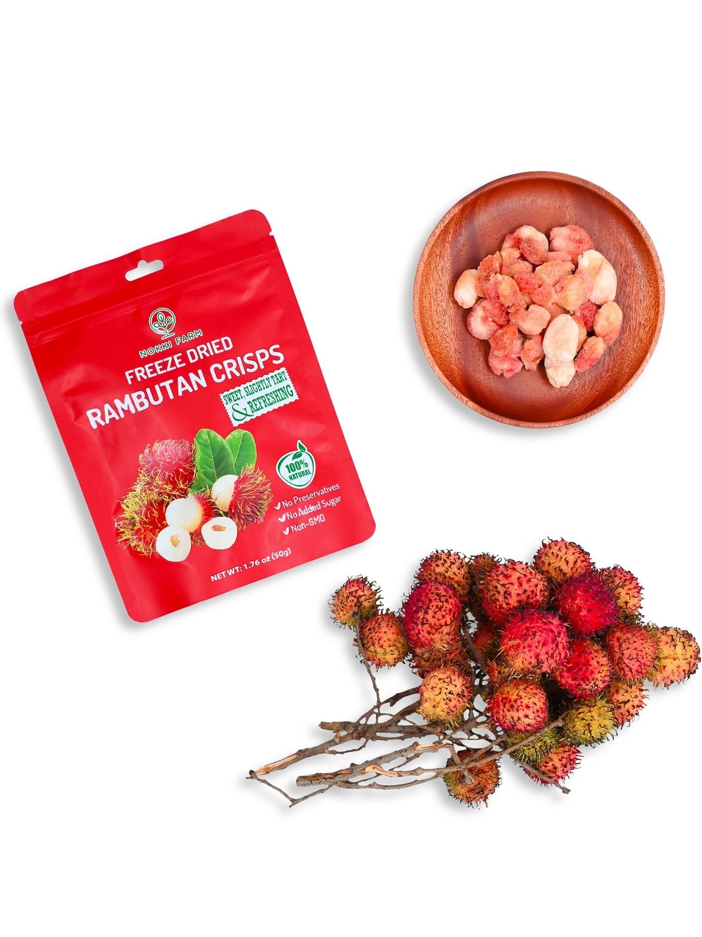 Freeze - Dried Rambutan - THE ONLY Mars Emporium