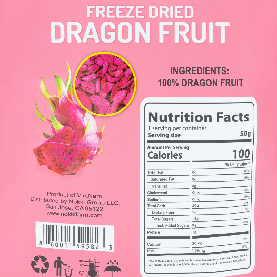 Freeze - Dried Red Dragon Fruit - THE ONLY Mars Emporium