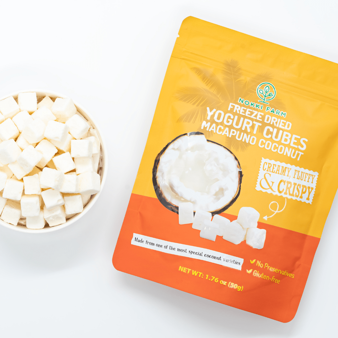 Freeze - Dried Yogurt Cubes - Macapuno Coconut - THE ONLY Mars Emporium