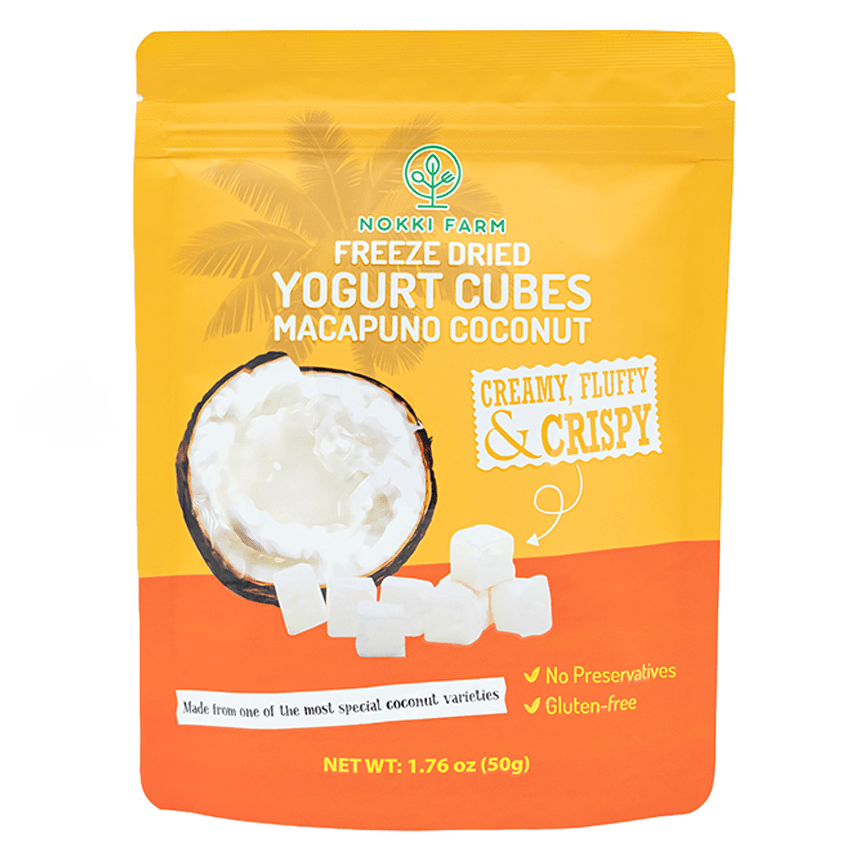 Freeze - Dried Yogurt Cubes - Macapuno Coconut - THE ONLY Mars Emporium