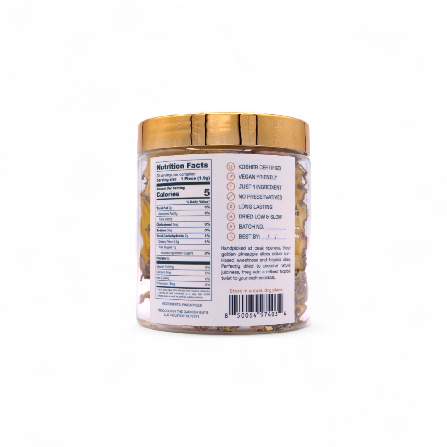 Golden Pineapple Garnish - THE ONLY Mars Emporium