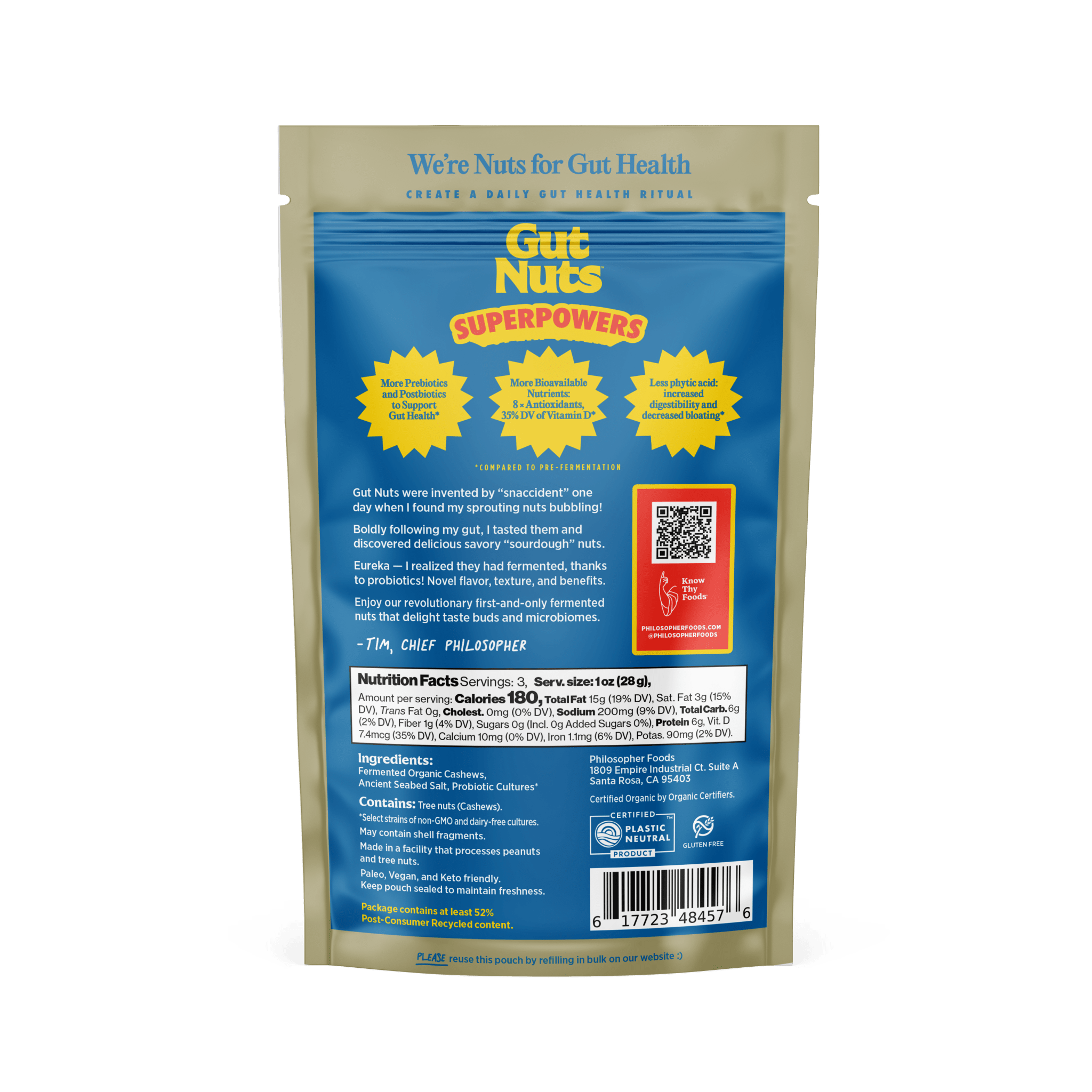 Gut Nuts - Fermented Cashews - THE ONLY Mars Emporium