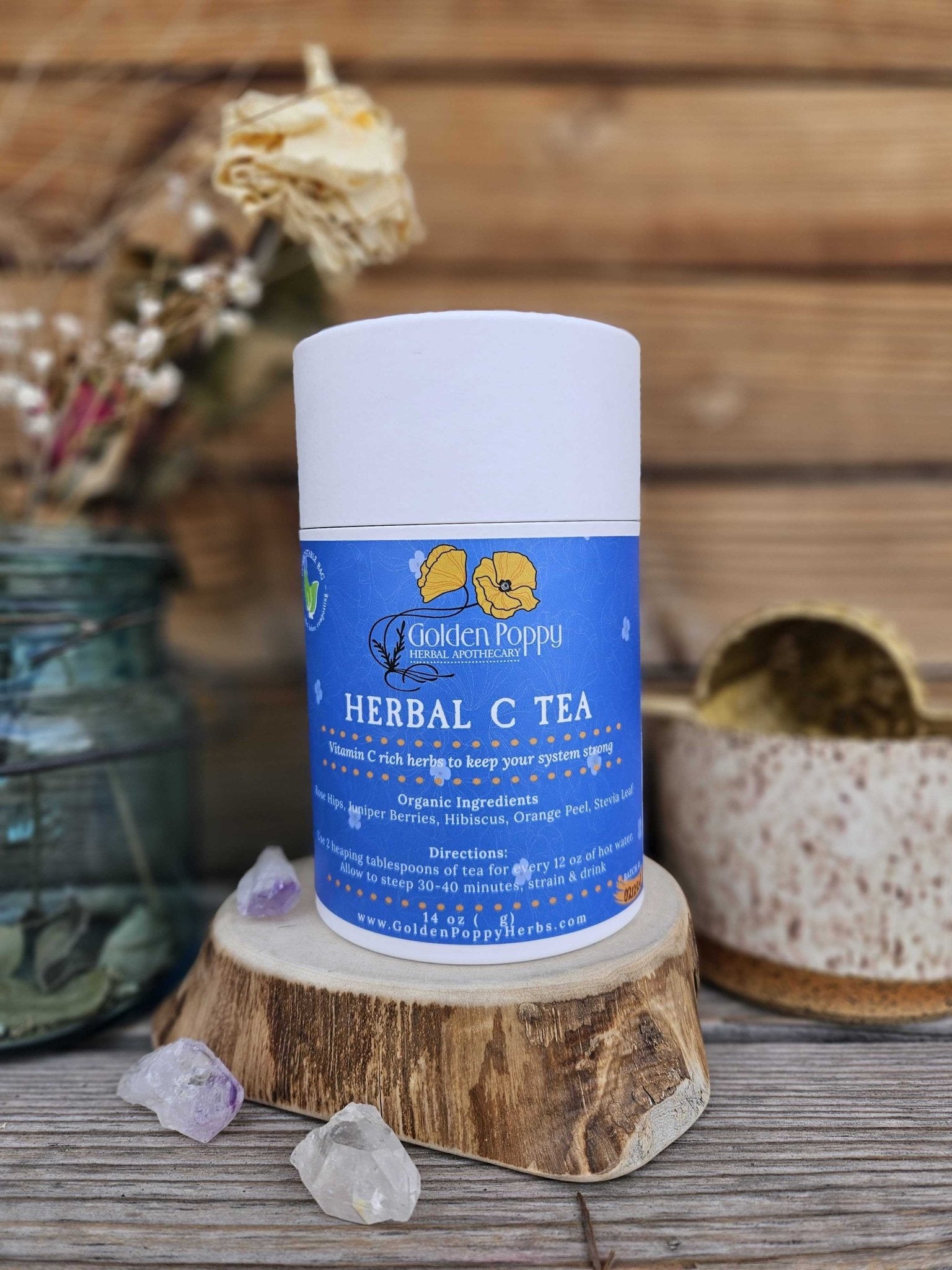 Herbal C Tea, 20 oz Tube (142g) - THE ONLY Mars Emporium