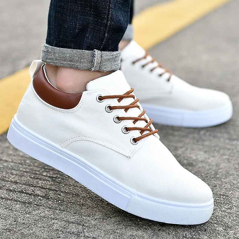 Korean Breathable Men's Casual Canvas Sport Shoes Sneakers - THE ONLY Mars Emporium