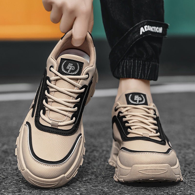 Labor protection shoes, wear - resistant shoes, sports and leisure outdoor hiking leather shoes, men's shoes, versatile thick soled trendy shoes - THE ONLY Mars Emporium