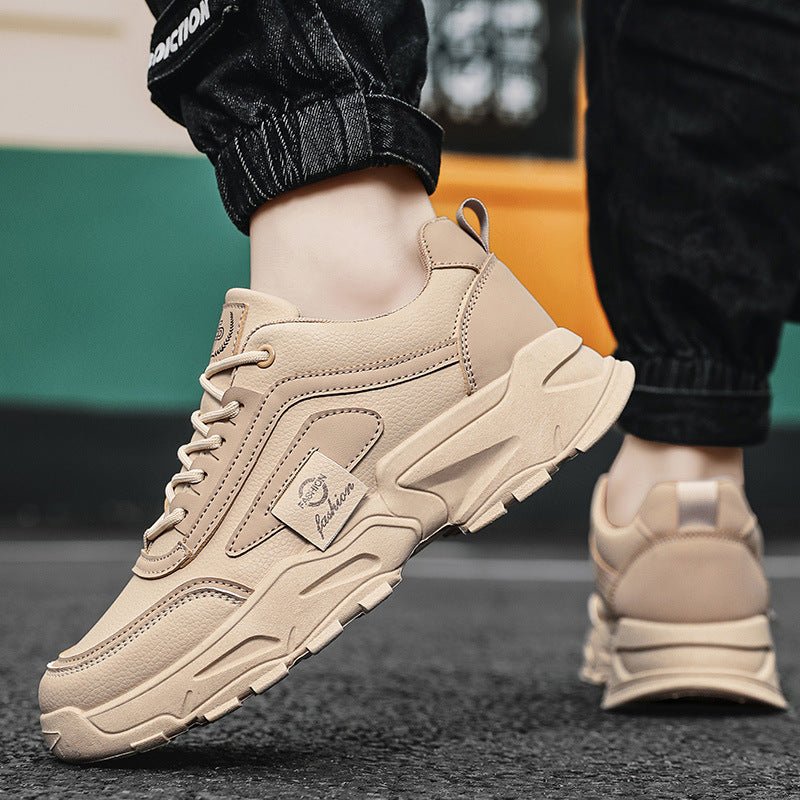 Labor protection shoes, wear - resistant shoes, sports and leisure outdoor hiking leather shoes, men's shoes, versatile thick soled trendy shoes - THE ONLY Mars Emporium