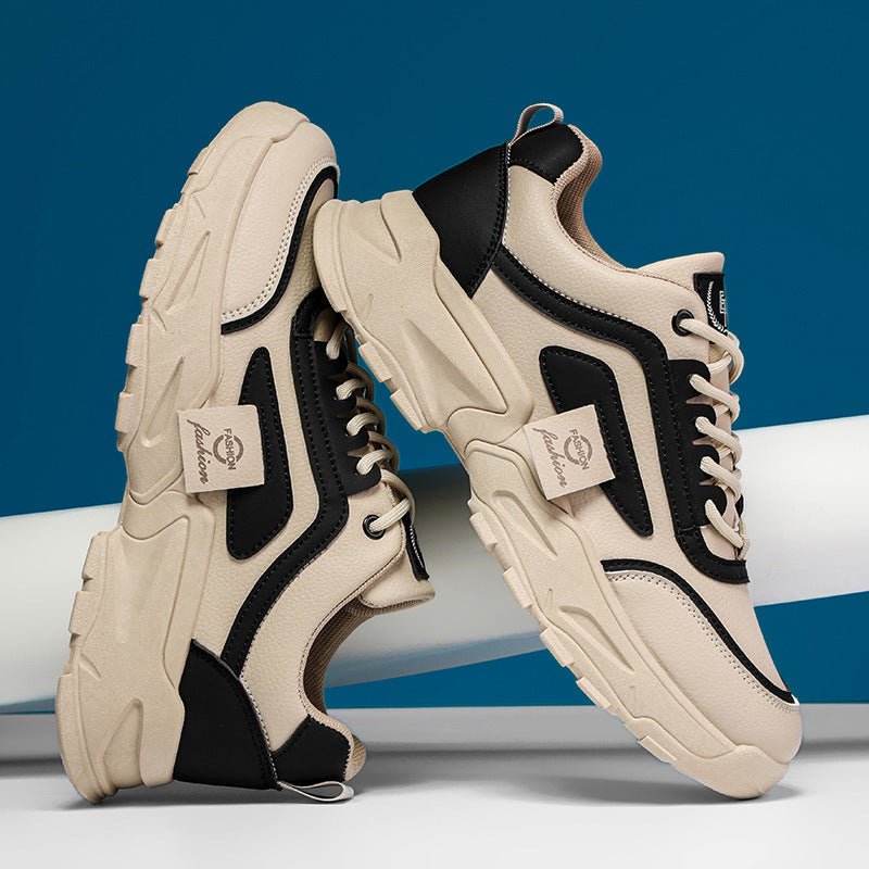 Labor protection shoes, wear - resistant shoes, sports and leisure outdoor hiking leather shoes, men's shoes, versatile thick soled trendy shoes - THE ONLY Mars Emporium