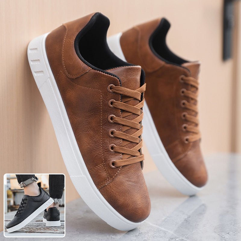 Lace - up Flat Shoes Men's Fashion Casual Shoes - THE ONLY Mars Emporium