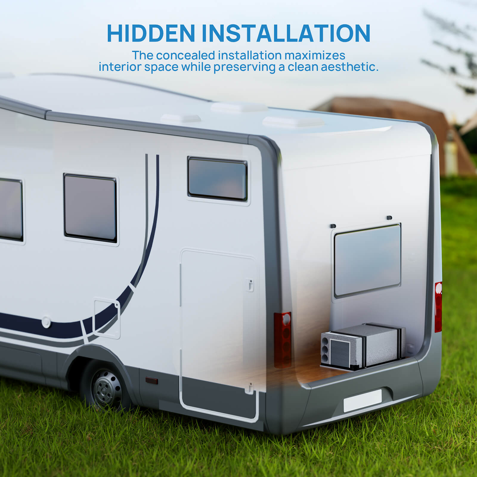 Lapland LL10V 10,000 BTU Inverter Under Bench RV VAN SPRINTER SKOOLIE Air Conditioner w/ Heat Pump (R32 Refrigerant) - THE ONLY Mars Emporium