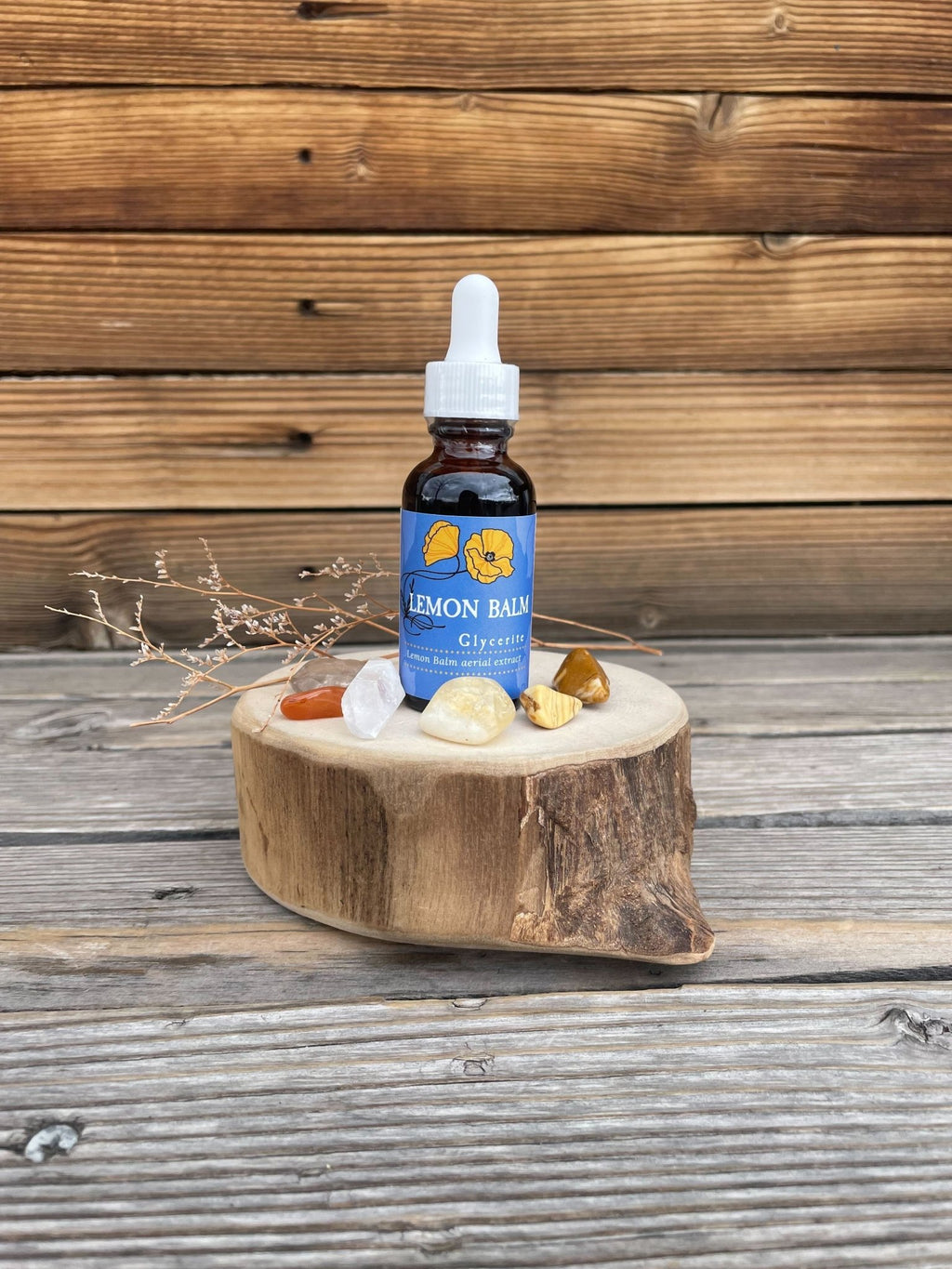 Lemon Balm Glycerite Tincture 1 oz bottle - THE ONLY Mars Emporium