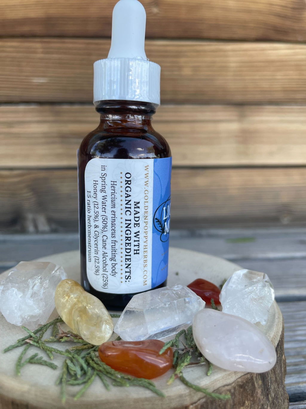 Lion's Mane Mushroom Tincture 1 oz, Organic, Triple Extracted - THE ONLY Mars Emporium