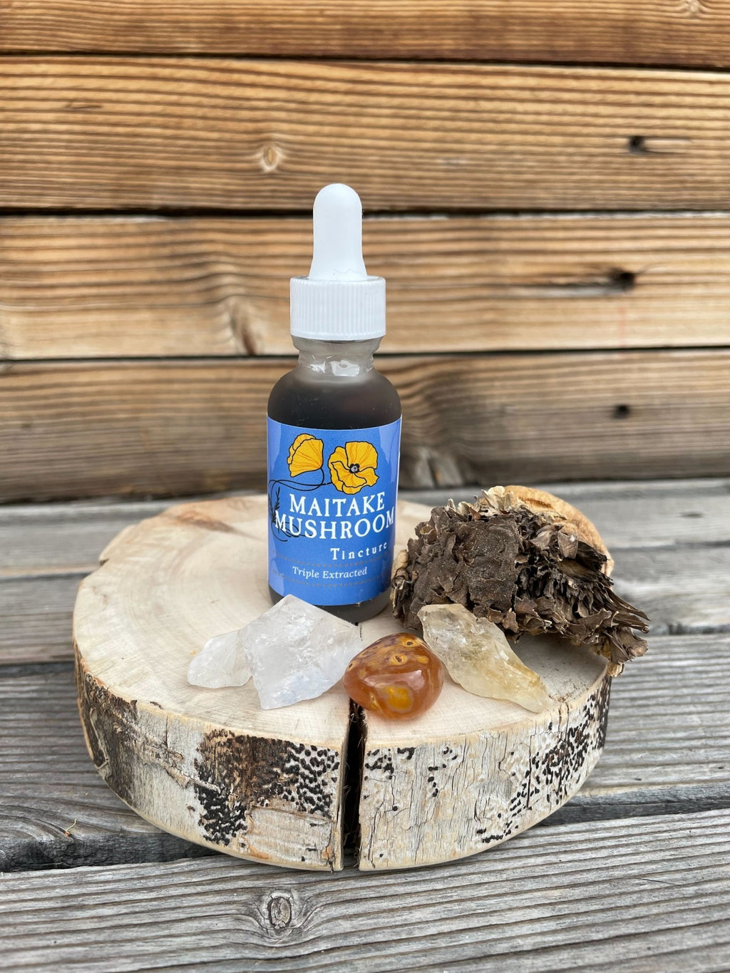 Maitake Mushroom Tincture 1 oz, Organic, Triple Extracted - THE ONLY Mars Emporium