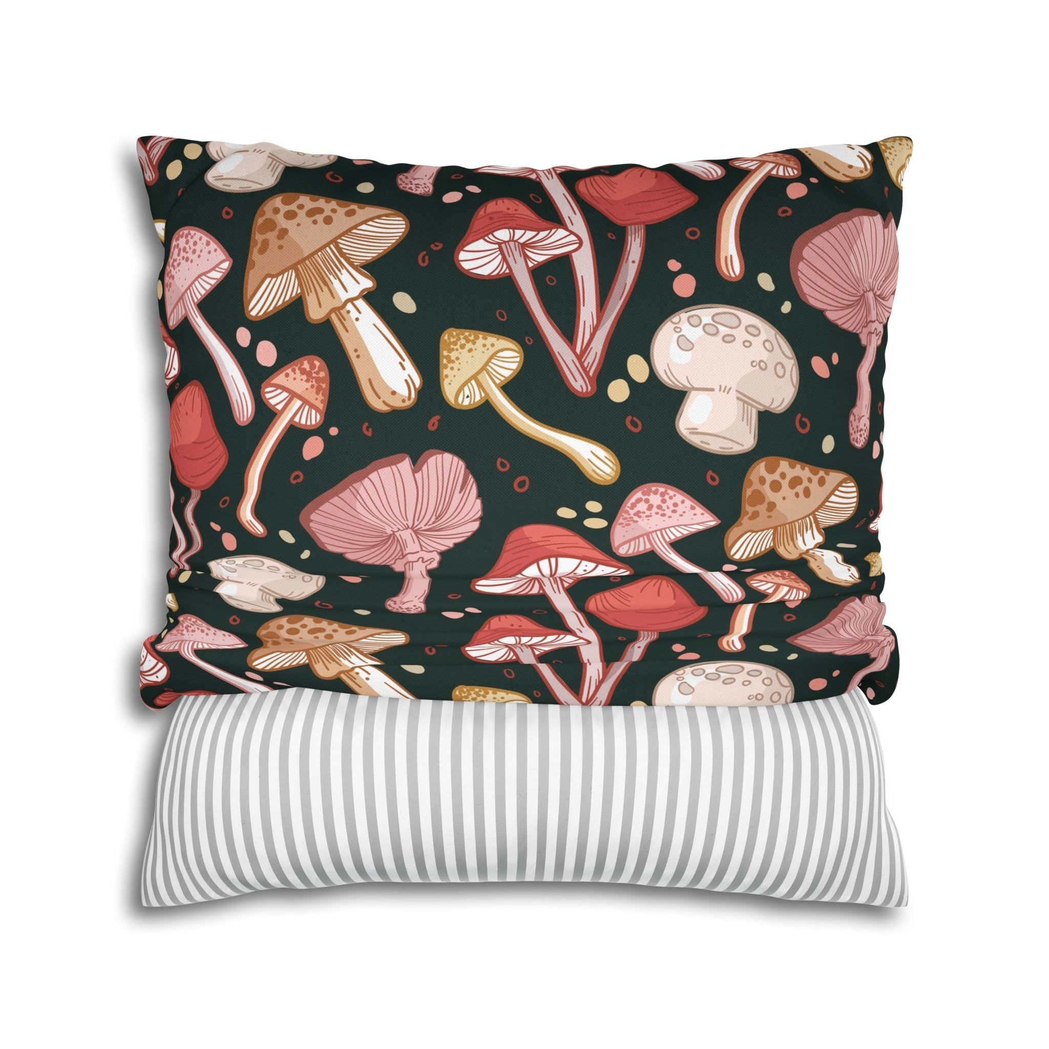 "Many Mushrooms" Throw Pillow - THE ONLY Mars Emporium