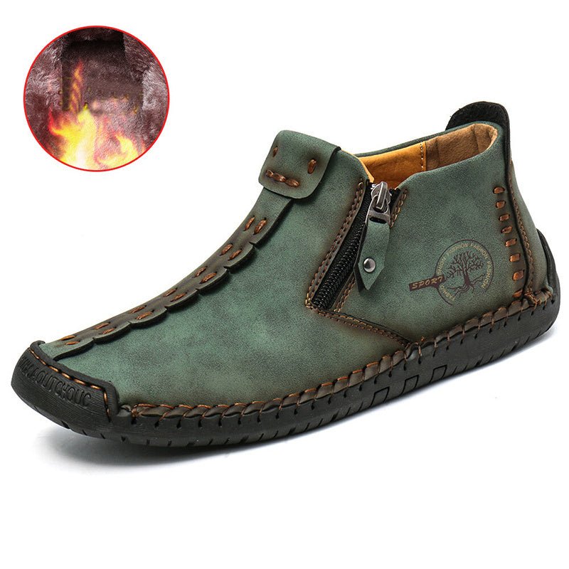 Men Ankle Boots Zipper Outdoor Hiking Shoes - THE ONLY Mars Emporium