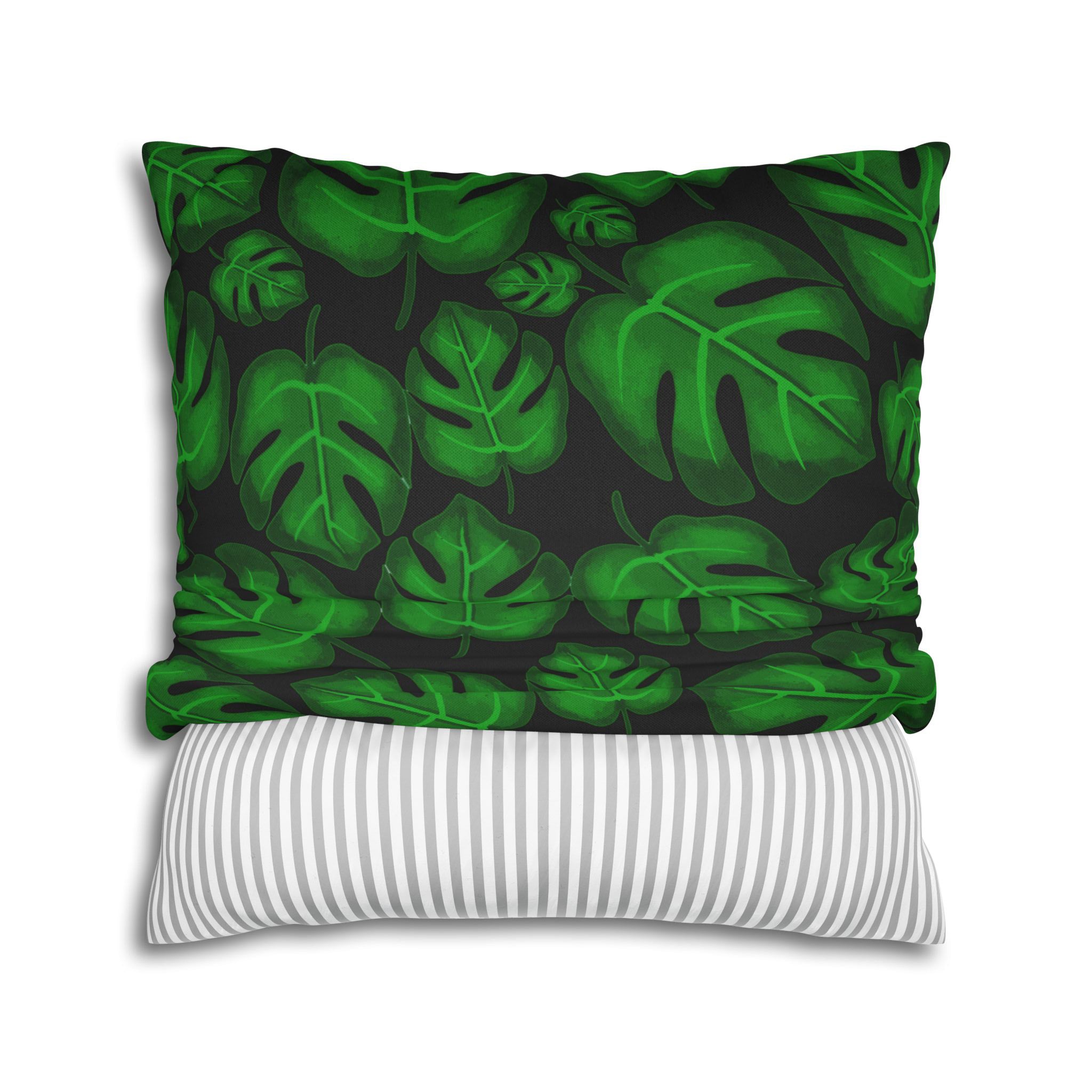"Monstera Madness" Throw Pillow - THE ONLY Mars Emporium