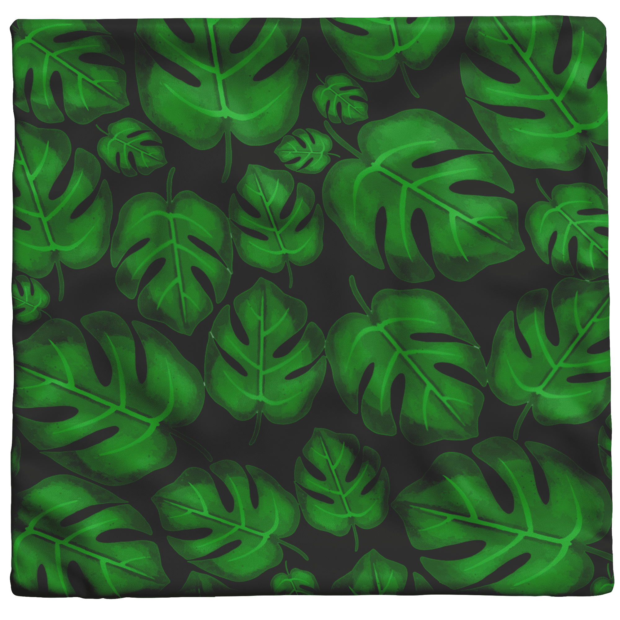 "Monstera Madness" Throw Pillow - THE ONLY Mars Emporium