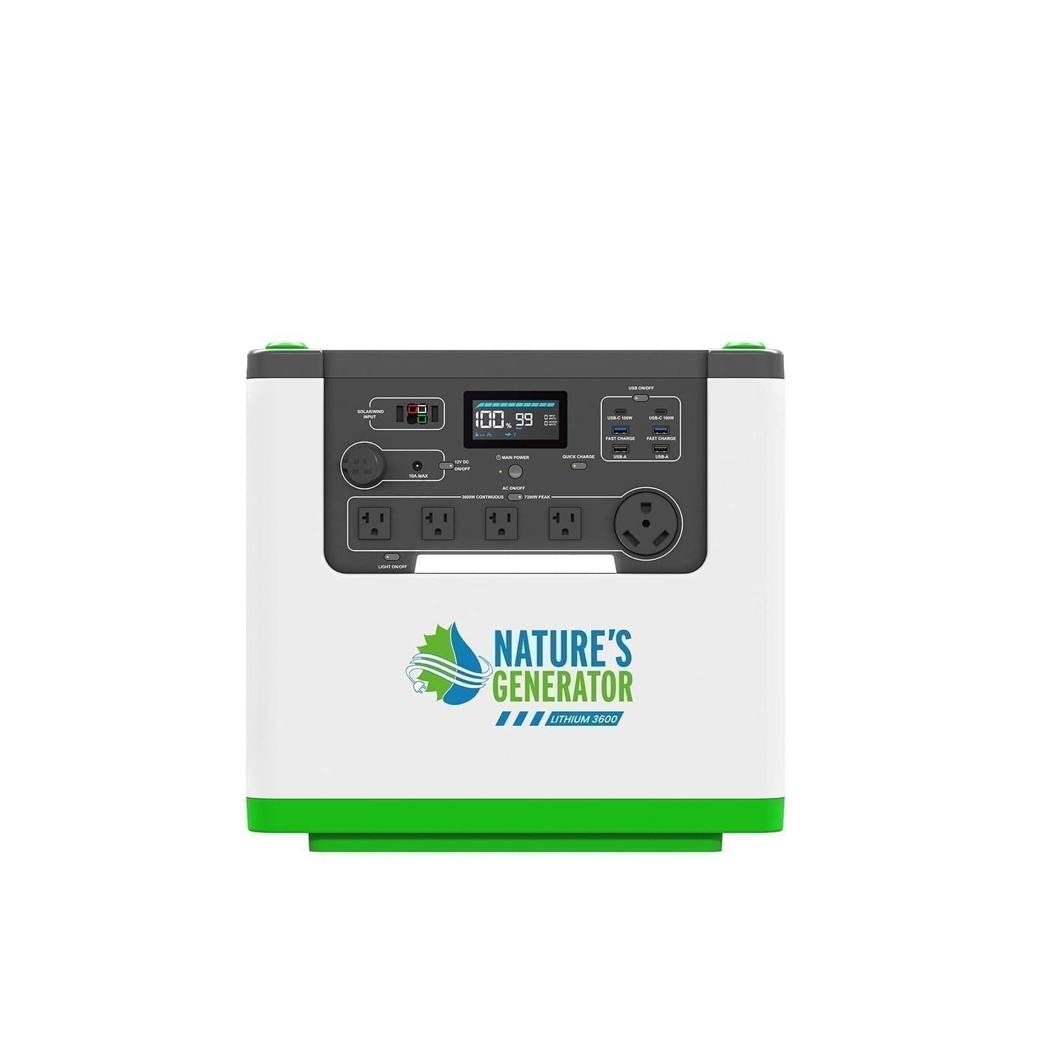 Nature's Generator Lithium 3600 Power Station - THE ONLY Mars Emporium