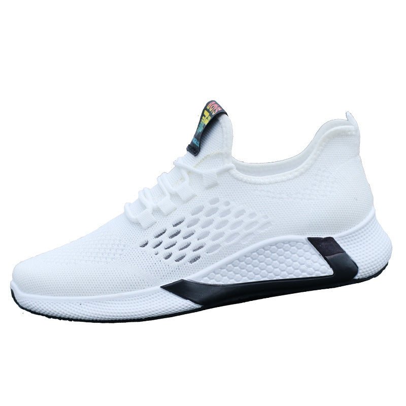 New Sports Shoes Men's Breathable Casual Mesh Shoes Comfort Increase Lace - up Non - slip Low - top Running Shoes - THE ONLY Mars Emporium