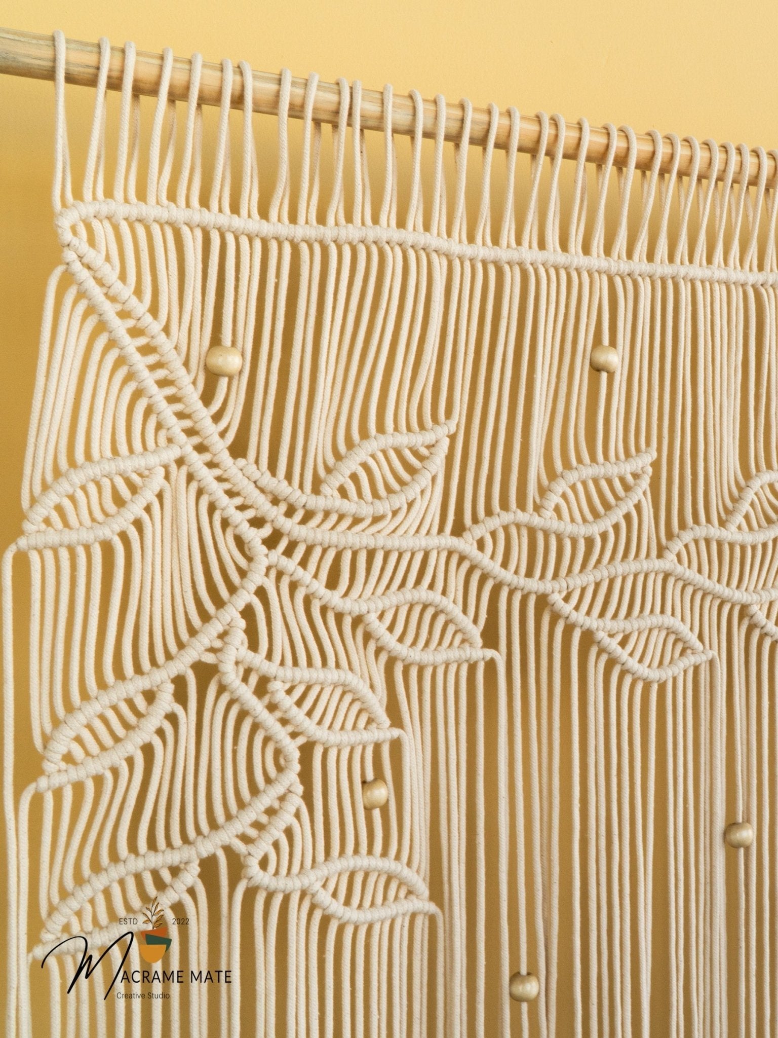 Nordica Natural Macrame Window Curtain - THE ONLY Mars Emporium